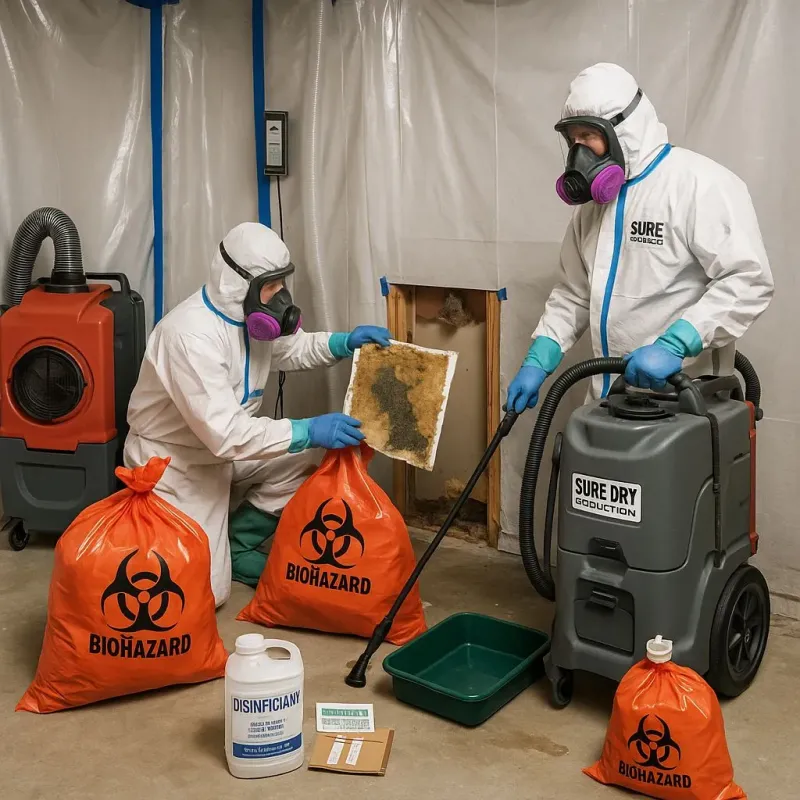 Contaminated Water Handling Protocols process in Mount Olivet, KY